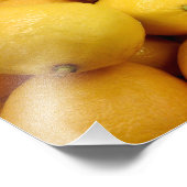 Gele leemons foto afdruk (Hoek)