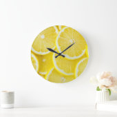 Gele leemons grote klok (Huis)