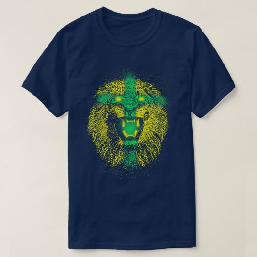 Gele leeuw t-shirt (Design voorkant)