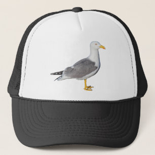 Gele leggermeeuw trucker pet