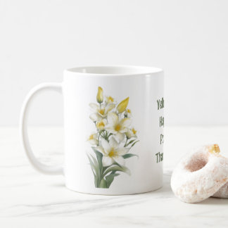 Gele Lelie Bloemen Koffiemok