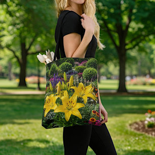 Gele Lelies Tote Tas