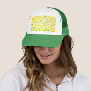 Gele Lemon Trucker Hoed Pet
