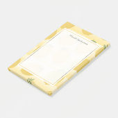 Gele lemons Summer Fruit Waterverf Fun Bright Post-it® Notes (Schuin)