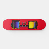 Gele lens skateboard (Horizontaal)