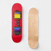 Gele lens skateboard (Voorkant)