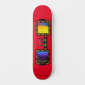 Gele lens skateboard (Voorkant)