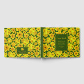Gele lente-affodil - bruiloft gastenboek (Volledig)