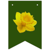 Gele lente-affodil - bruiloft vlaggetjes (Tweede vlag)