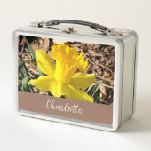 Gele lente-affodil in de Garden-aangepaste naam (Voorkant)