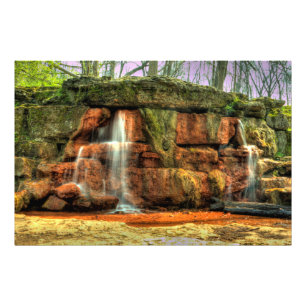 Gele lente, Glen Helen Natuur Reserve, Ohio Foto Afdruk