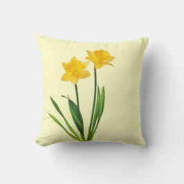 Gele lentesaffodils - Sjabloon van Daffodil Kussen