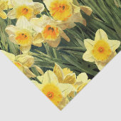 Gele lentesaffodils tissuepapier (Detail)