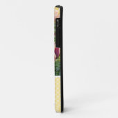 Gele lentevloeren en hart gepersonaliseerd Case-Mate iPhone case (Achterkant/links)