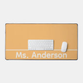 Gele leraar bureaumat (Keyboard & Muis)