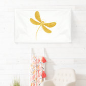 gele libel spandoek (Insitu)