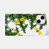 Gele libellen Case-Mate iPhone case (Achterkant (horizontaal))
