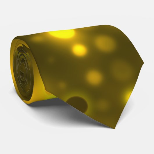 gele lichten stropdas (Opgerold)