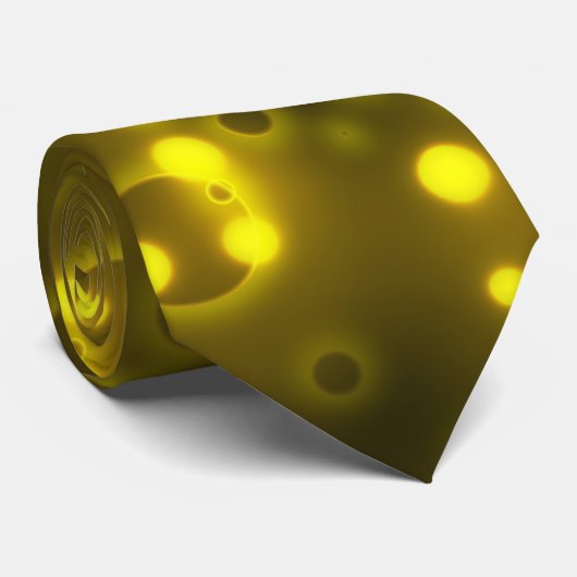 gele lichten stropdas (Opgerold)