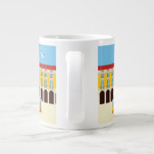 Gele  lifttram extra grote beker (Achterkant)