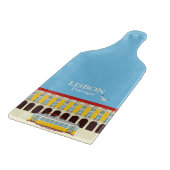 Gele lifttram snijplank (Hoek)