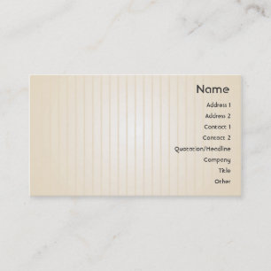 Gele lijnen - Zakelijk Visitekaartje