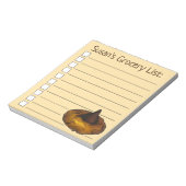 Gele limonade Pitcher Aangepaste lijst van de kers Notitieblok (Gedraaid)