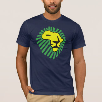Gele Lion Green Mane Deze keer voor Afrika Shirt