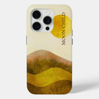 Gele Maan boven Gele Land, maan kind iPhone 15 Pro Case