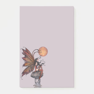 Gele Maan van Herfst Sprookjeskunst Post-it® Notes