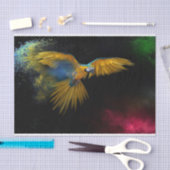 Gele Macaw Color Explosie Tissuepapier (Craft)