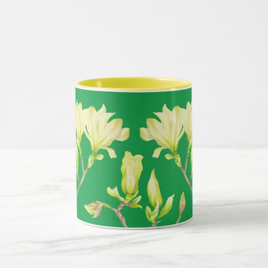 Gele Magnolias op een Combo Mok (G) (Midden)