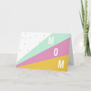 Gele mama Happy Moederdag Kaart