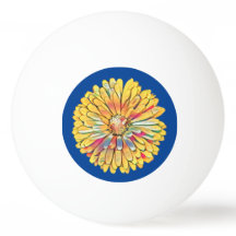 Gele marigold Flower Dart Board Ping Pong Paddle