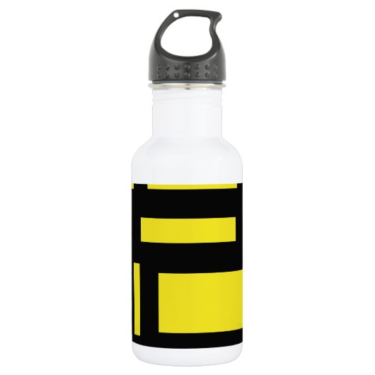 Gele Maze Waterfles (Voorkant)