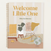 Gele Mid-Century Modern Nursery Planner (Voorkant)