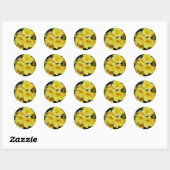 Gele mini Lilies Stickers (Vel)