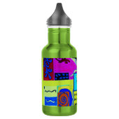 Gele Mode Abstracte inspiratie uit Matisse Waterfles (Links)