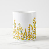 Gele moderne bloementuin bloeit extra grote beker (Voorkant)