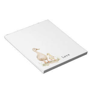 Gele Moeder Baby Eenden Notitieblok