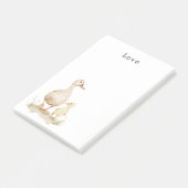 Gele Moeder Baby Eenden Post-it® Notes (Schuin)