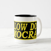 Gele Mok voor democratische honden (Voorkant rechts)