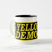 Gele Mok voor democratische honden (Voorkant links)