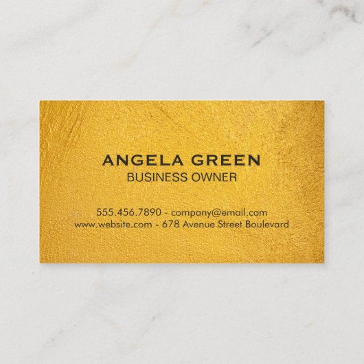 Gele muurtextuur | Huisreparatiegereedschap Visitekaartje (Achterkant)