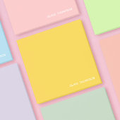 Gele naam Sticky Post-it® Notes