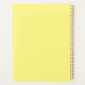 Gele najaarstructuur planner (Achterkant)