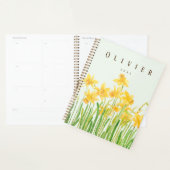 Gele narcis 2 aquarel schilderij planner (Display)
