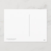 Gele narcis • Het Briefkaart van Pasen (Achterkant)