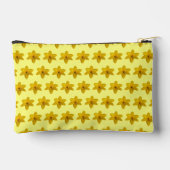 Gele Narcis Naadloos Patroon Pouch Etui (Achterkant)