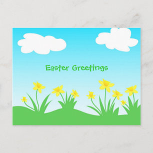 Gele narcissen - Briefkaart